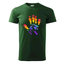 LGBT hand print