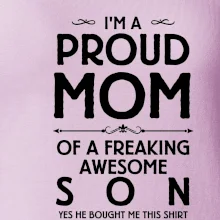 Proud mom SON