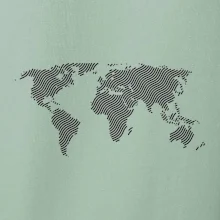 Mapa sveta odtlačok