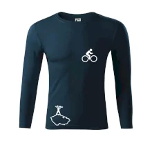 Mapa ČR + kolo na prsu Mapa ČR + kolo na prsu