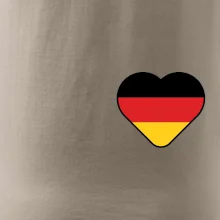 Germany love prso - Nemecká vlajka Germany love prso - Nemecká vlajka