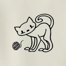 Mačka - Klbko - prsia