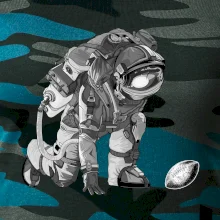 Americký futbal astronaut