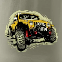 Žltý offroad s navijakom Žltý offroad s navijakom