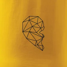 Párový motív srdca geometrie - ONA