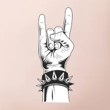 Rock ruka s náramkom