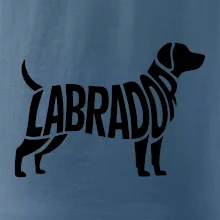 Labrador nápis v tele