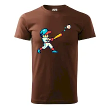 Baseballový hráč pixel art