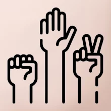 Kameň nožnice papier ikony