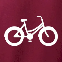 Obrázok kolesa na prsníku mestský bicykel