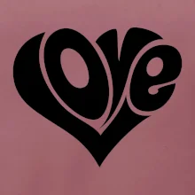 Love nápis jednoduchý