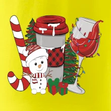 Vianoce, víno a snehuliak