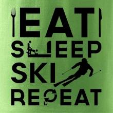 Eat sleep ski repeat