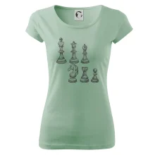 Šachové figúrky kreslené