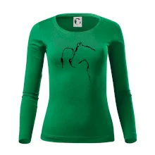 Kôň a ja silueta Kôň a ja silueta