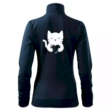 Mačka drží srdce Mačka drží srdce