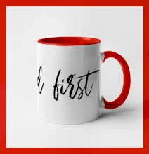 Put God first písací nápis