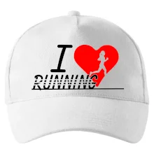I love running dievča