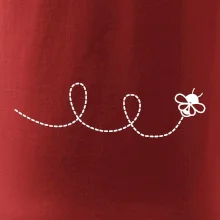 Dráha letu včely - slučka