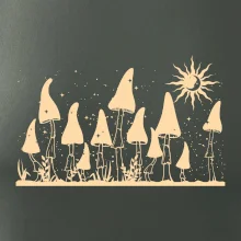 Goblincore noční krajina Goblincore noční krajina