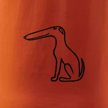 Barzoj obrys čierny