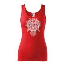 Steampunk sova čiernobiela