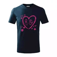 Svadba - kreslené srdce