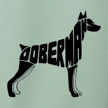 Dobermans - nápis v tele