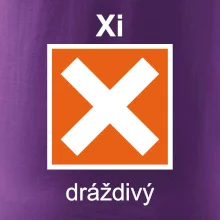 Xi Dráždivý - Výstražná tabuľka na tričku