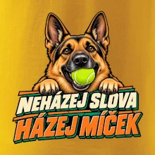 Neházej slova házej míček - vlčák