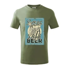 Save water drink beer poster