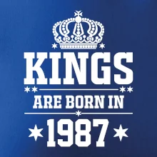 Kings are born in 1987 Kings are born in 1987