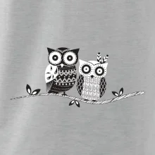 Dve sovy abstraktné