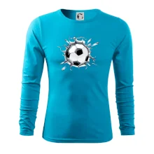 Futbalová lopta v triku Futbalová lopta v triku