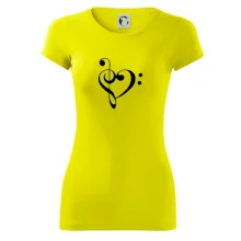 Husľový kľúč srdce Husľový kľúč srdce