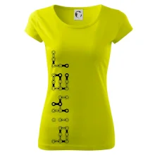 Biker nápis na výšku reťaz