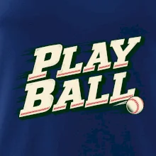 Play ball retro sportovní nápis