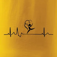 EKG moderná gymnastika stuha