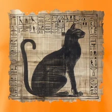 Egyptské hieroglyfy mačka