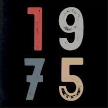 Vintage číslica 1975