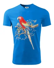 Papagáj  na listnatom strome