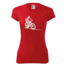 MTB kreslený cyklista