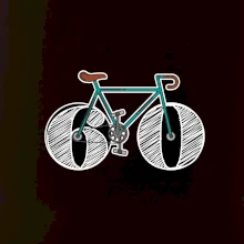 Narodeniny 60 rokov na bicykli