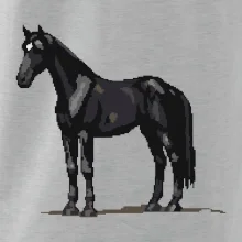 Čierny kôň pixel Čierny kôň pixel
