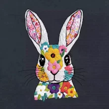 Zajačik ako vyšitý