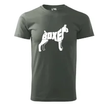 Boxer nápis v tele