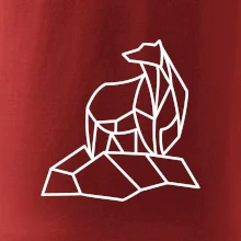 Geometria ľadový medveď na ľade