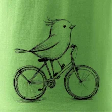 Vtáčik na bicykli