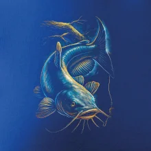 Obrázok sumec a kus stromu