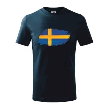 Švédska vlajka kreslená